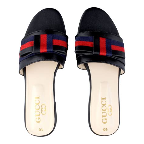 black gucci slippers|Womens Gucci Slippers .